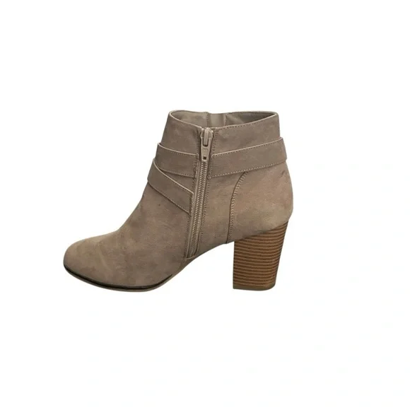 Apt. 9 Women’s Advisor Taupe Ankle Boots Block Heel Size 8.5 - Picture 9 of 12